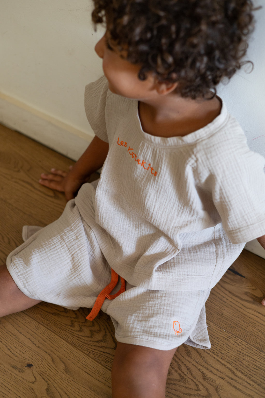 The Crinkle Set (Beige & Green)