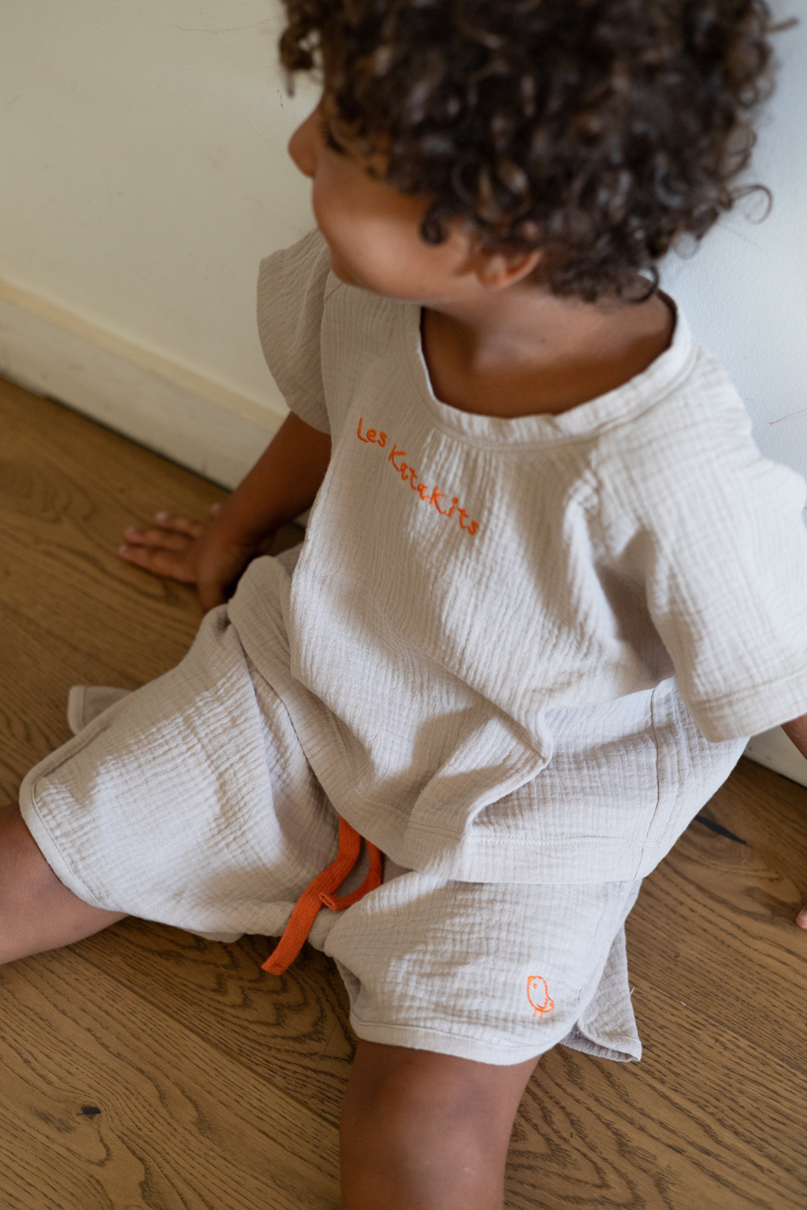 The Crinkle Set (Beige & Green)